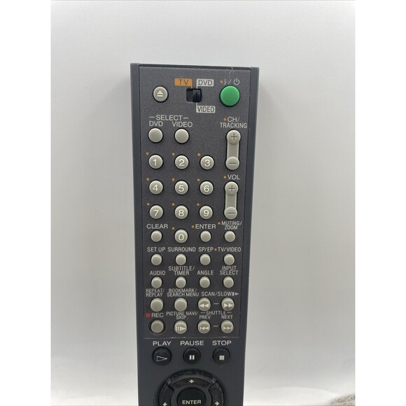 Sony Remote Control Model RMT-V501A for SLV-D300P Player Missing Battery Cover - Picture 2 of 6